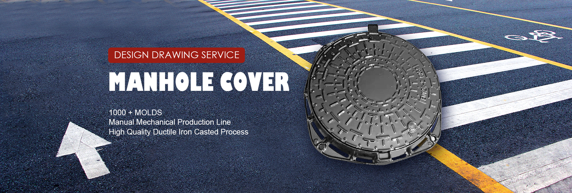Round manhole cover